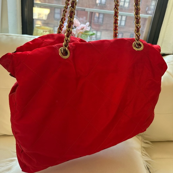 PRADA Red Tote - Picture 3 of 8